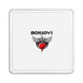 Магнит 55*55 с принтом Bon Jovi в Петрозаводске, Пластик | Размер: 65*65 мм; Размер печати: 55*55 мм | Тематика изображения на принте: bon jovi | бон джови | музыка | музыкальная группа | песни | рок | рок группа | рокгруппа