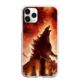 Чехол для iPhone 11 Pro матовый с принтом GODZILLA в Петрозаводске, Силикон |  | godzilla | king of the monsters | годзила | годзилла 2 | король монстров | фильмы