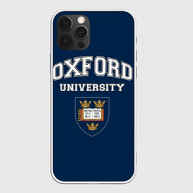 Чехол для iPhone 12 Pro с принтом University of Oxford_форма в Петрозаводске, силикон | область печати: задняя сторона чехла, без боковых панелей | university of oxford | англия | британия | великобритания | вуз | колледж | образование | оксфорд | студенты | университет | школа