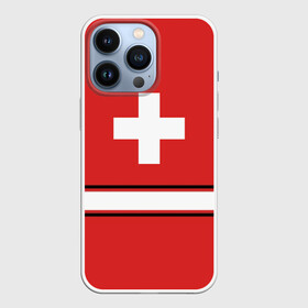 Чехол для iPhone 13 Pro с принтом Сборная Швейцарии в Петрозаводске,  |  | hockey | sport | switzerland | герб | надписи | сборная хоккея | сборная швейцарии | символика | спорт | спортсмен | форма | хоккей | чемпионат | чемпионат 2019
