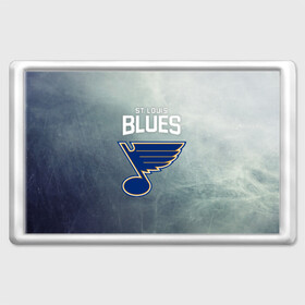 Магнит 45*70 с принтом St. Louis Blues в Петрозаводске, Пластик | Размер: 78*52 мм; Размер печати: 70*45 | Тематика изображения на принте: nhl | st. louis blues | блюз | нхл | сент луиз | сент луис | сент луис блюз | тарасенко | хоккей | шайба