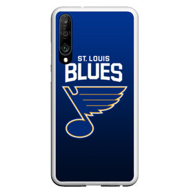 Чехол для Honor P30 с принтом St Louis Blues в Петрозаводске, Силикон | Область печати: задняя сторона чехла, без боковых панелей | nhl | st. louis blues | блюз | нхл | сент луиз | сент луис | сент луис блюз | тарасенко | хоккей | шайба