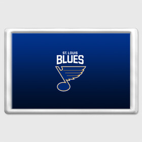 Магнит 45*70 с принтом St. Louis Blues в Петрозаводске, Пластик | Размер: 78*52 мм; Размер печати: 70*45 | Тематика изображения на принте: nhl | st. louis blues | блюз | нхл | сент луиз | сент луис | сент луис блюз | тарасенко | хоккей | шайба