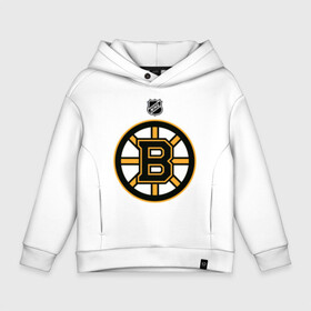 Детское худи Oversize хлопок с принтом Boston Bruins NHL в Петрозаводске, френч-терри — 70% хлопок, 30% полиэстер. Мягкий теплый начес внутри —100% хлопок | боковые карманы, эластичные манжеты и нижняя кромка, капюшон на магнитной кнопке | boston | boston bruins | hockey | nhl | бостон | бостон брюинз | кубок стенли | нхл | спорт | хоккей | шайба