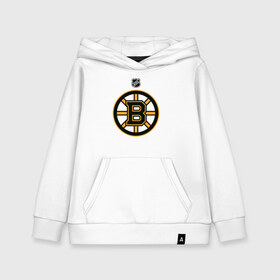 Детская толстовка хлопок с принтом Boston Bruins NHL в Петрозаводске, 100% хлопок | Круглый горловой вырез, эластичные манжеты, пояс, капюшен | boston | boston bruins | hockey | nhl | бостон | бостон брюинз | кубок стенли | нхл | спорт | хоккей | шайба