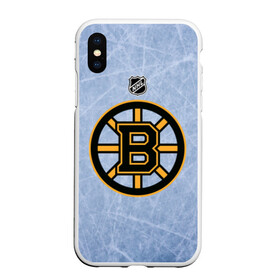 Чехол для iPhone XS Max матовый с принтом Boston Bruins в Петрозаводске, Силикон | Область печати: задняя сторона чехла, без боковых панелей | boston | boston bruins | hockey | nhl | бостон | бостон брюинз | кубок стенли | нхл | спорт | хоккей | шайба