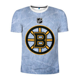 Мужская футболка 3D спортивная с принтом Boston Bruins в Петрозаводске, 100% полиэстер с улучшенными характеристиками | приталенный силуэт, круглая горловина, широкие плечи, сужается к линии бедра | boston | boston bruins | hockey | nhl | бостон | бостон брюинз | кубок стенли | нхл | спорт | хоккей | шайба