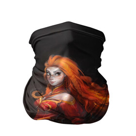 Бандана-труба 3D с принтом Lina (Dota2) в Петрозаводске, 100% полиэстер, ткань с особыми свойствами — Activecool | плотность 150‒180 г/м2; хорошо тянется, но сохраняет форму | dota | dota 2 | dota2 | game | games | lina | lina dota 2 | дота | дота 2 | игра | игры | лина