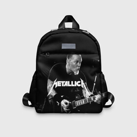 Детский рюкзак 3D с принтом METALLICA в Петрозаводске, 100% полиэстер | лямки с регулируемой длиной, сверху петелька, чтобы рюкзак можно было повесить на вешалку. Основное отделение закрывается на молнию, как и внешний карман. Внутри дополнительный карман. По бокам два дополнительных кармашка | matters metallica | music | nothing else | rock | trash metal | группа | музыка | музыканты | рок | трэш металл