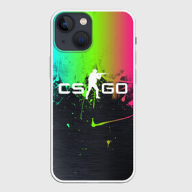 Чехол для iPhone 13 mini с принтом Фосфор CS:Go в Петрозаводске,  |  | cs | csgo | mp5 sd | mp5sd cs | mp5sd cs go | кс | кс го | кс го скины | кс фосфор | ксго | скины | фосфор