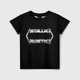Детская футболка 3D с принтом Metallica в Петрозаводске, 100% гипоаллергенный полиэфир | прямой крой, круглый вырез горловины, длина до линии бедер, чуть спущенное плечо, ткань немного тянется | guitar | hard | heavymetal | metal | metallica | music | rock | гитара | картинка | картинки | метал | металика | металлика | мода | музыка | рок | тренд | тренды | треш | трэш | тяжелый | хард