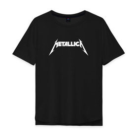 Футболка хлопок Оверсайз с принтом METALLICA (НА СПИНЕ) в Петрозаводске, 100% хлопок | свободный крой, круглый ворот, “спинка” длиннее передней части | matters metallica | music | nothing else | rock | trash metal | группа | металлика | музыка | музыканты | рок | трэш металл