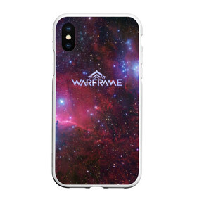 Чехол для iPhone XS Max матовый с принтом Warframe Logo в Петрозаводске, Силикон | Область печати: задняя сторона чехла, без боковых панелей | Тематика изображения на принте: game | games | logo | warframe | warframe logo | варфрейм | игра | игры