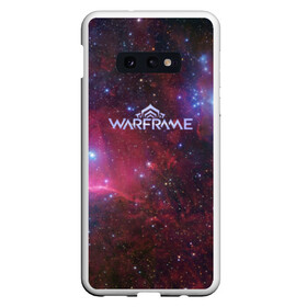 Чехол для Samsung S10E с принтом Warframe Logo в Петрозаводске, Силикон | Область печати: задняя сторона чехла, без боковых панелей | game | games | logo | warframe | warframe logo | варфрейм | игра | игры