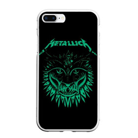 Чехол для iPhone 7Plus/8 Plus матовый с принтом Metallica в Петрозаводске, Силикон | Область печати: задняя сторона чехла, без боковых панелей | album | black | concert | heavy | kirk | metal | metallica | music | rock | tolls | джеймс хэтфилд | кирк хэмметт | клифф бёртон | ларс ульрих | метал | металлика | трэш