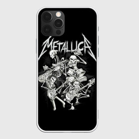 Чехол для iPhone 12 Pro с принтом Metallica в Петрозаводске, силикон | область печати: задняя сторона чехла, без боковых панелей | album | black | concert | heavy | kirk | metal | metallica | music | rock | tolls | джеймс хэтфилд | кирк хэмметт | клифф бёртон | ларс ульрих | метал | металлика | трэш