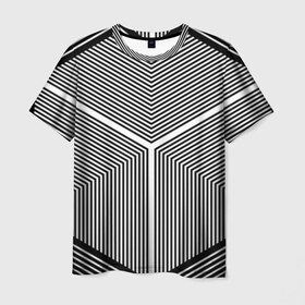 Мужская футболка 3D с принтом Полосы в Петрозаводске, 100% полиэфир | прямой крой, круглый вырез горловины, длина до линии бедер | Тематика изображения на принте: полосы
куб
квадрат
иллюзия
оптическая иллюзия