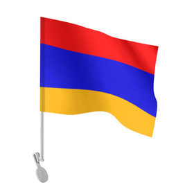 Флаг для автомобиля с принтом Армения. Флаг. в Петрозаводске, 100% полиэстер | Размер: 30*21 см | армения | армянский | государство | знамя | кавказ | республика | символ | снг | ссср | страна | флаг
