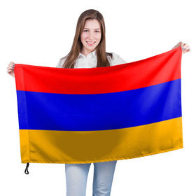 Флаг 3D с принтом Армения. Флаг. в Петрозаводске, 100% полиэстер | плотность ткани — 95 г/м2, размер — 67 х 109 см. Принт наносится с одной стороны | армения | армянский | государство | знамя | кавказ | республика | символ | снг | ссср | страна | флаг