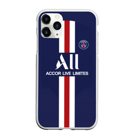 Чехол для iPhone 11 Pro матовый с принтом PSG Home 19-20 в Петрозаводске, Силикон |  | champions league | france | mbappe | neymar | psg | лига чемпионов | мбаппе | неймар | париж | псж | франция | чемпион