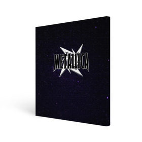 Холст квадратный с принтом Metallica в Петрозаводске, 100% ПВХ |  | metallica | группа | метал | металлика | музыка | песни | рок