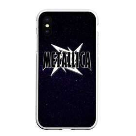 Чехол для iPhone XS Max матовый с принтом Metallica в Петрозаводске, Силикон | Область печати: задняя сторона чехла, без боковых панелей | metallica | группа | метал | металлика | музыка | песни | рок