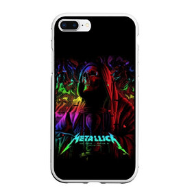 Чехол для iPhone 7Plus/8 Plus матовый с принтом Metallica в Петрозаводске, Силикон | Область печати: задняя сторона чехла, без боковых панелей | metallica | группа | метал | металлика | музыка | песни | рок