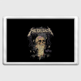 Магнит 45*70 с принтом Metallica в Петрозаводске, Пластик | Размер: 78*52 мм; Размер печати: 70*45 | album | black | concert | heavy | kirk | metal | metallica | music | rock | tolls | джеймс хэтфилд | кирк хэмметт | клифф бёртон | ларс ульрих | метал | металлика | трэш