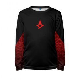 Детский лонгслив 3D с принтом Astralis uniform 2019 в Петрозаводске, 100% полиэстер | длинные рукава, круглый вырез горловины, полуприлегающий силуэт
 | Тематика изображения на принте: astralis | astralis 2017 | astralis 2019 | astralis cs | astralis uniform | astralis кс го | cs | csgo | кс | кс го | ксго