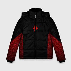 Зимняя куртка для мальчиков 3D с принтом Astralis uniform 2019 в Петрозаводске, ткань верха — 100% полиэстер; подклад — 100% полиэстер, утеплитель — 100% полиэстер | длина ниже бедра, удлиненная спинка, воротник стойка и отстегивающийся капюшон. Есть боковые карманы с листочкой на кнопках, утяжки по низу изделия и внутренний карман на молнии. 

Предусмотрены светоотражающий принт на спинке, радужный светоотражающий элемент на пуллере молнии и на резинке для утяжки | Тематика изображения на принте: astralis | astralis 2017 | astralis 2019 | astralis cs | astralis uniform | astralis кс го | cs | csgo | кс | кс го | ксго