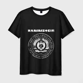 Мужская футболка 3D с принтом Rammstein в Петрозаводске, 100% полиэфир | прямой крой, круглый вырез горловины, длина до линии бедер | Тематика изображения на принте: rammstein | till lindemann | берлин | германия | металл | музыка | рамштайн | тилль линдеманн