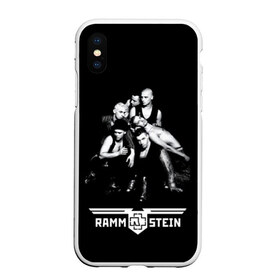 Чехол для iPhone XS Max матовый с принтом Rammstein в Петрозаводске, Силикон | Область печати: задняя сторона чехла, без боковых панелей | rammstein | till lindemann | берлин | германия | металл | музыка | рамштайн | тилль линдеманн