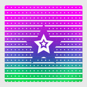 Магнитный плакат 3Х3 с принтом Звезда в Петрозаводске, Полимерный материал с магнитным слоем | 9 деталей размером 9*9 см | star | stars | звезда | звёздочки | звёзды | красочная | линии | полосы | редактируемая | стар | старс | цветная | яркая