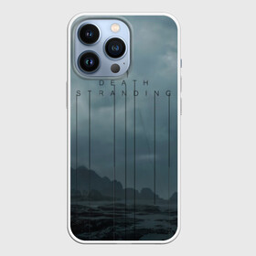 Чехол для iPhone 13 Pro с принтом DEATH STRANDING | DS в Петрозаводске,  |  | bridges | death stranding | fragile express | games | kojima | kojima productions | logo | ludens | игры | кодзима | лого | люденс