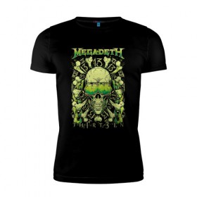 Мужская футболка премиум с принтом Megadeth в Петрозаводске, 92% хлопок, 8% лайкра | приталенный силуэт, круглый вырез ворота, длина до линии бедра, короткий рукав | американская | группа | дэйв мастейн | кико лоурейро | марти фридман | метал | треш метал | трэш | хеви метал