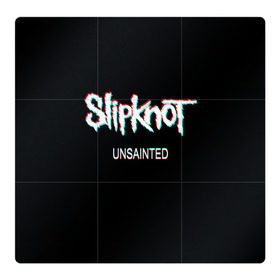 Магнитный плакат 3Х3 с принтом Slipknot Unsainted в Петрозаводске, Полимерный материал с магнитным слоем | 9 деталей размером 9*9 см | 2019 | metal | music | new | rock | single | slipknot | unsainted