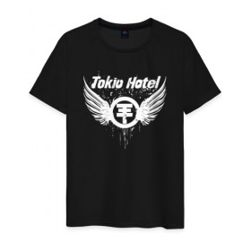 Мужская футболка хлопок с принтом Tokio Hotel в Петрозаводске, 100% хлопок | прямой крой, круглый вырез горловины, длина до линии бедер, слегка спущенное плечо. | hotel | island | tokio | tokio hotel | альтернативный | билл каулитц | георг листинг | группа | густав шефер | отель | пауэр | поп | рок | синти | синтипоп | токийский | токио | том каулитц | хотель