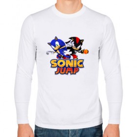 Мужской лонгслив хлопок с принтом SONIC JUMP в Петрозаводске, 100% хлопок |  | hedgehog | metal sonic | silver | silver the hedgehog | sonic | sonic boom | sonic the hedgehog | ёж сонник | игры | соник | фильмы