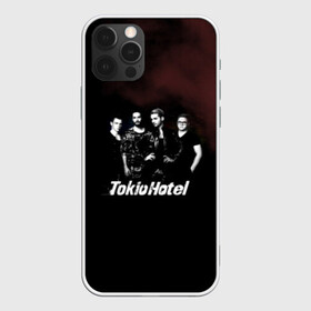 Чехол для iPhone 12 Pro с принтом Tokio Hotel в Петрозаводске, силикон | область печати: задняя сторона чехла, без боковых панелей | hotel | island | tokio | tokio hotel | альтернативный | билл каулитц | георг листинг | группа | густав шефер | отель | пауэр | поп | рок | синти | синтипоп | токийский | токио | том каулитц | хотель