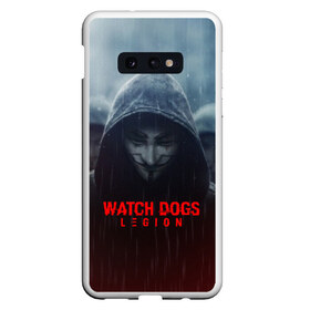 Чехол для Samsung S10E с принтом WATCH DOGS LEGION в Петрозаводске, Силикон | Область печати: задняя сторона чехла, без боковых панелей | action | ct os | ded sec | fox | game | hacker | legion | watch dogs | watch dogs 2 | watch dogs legion | знак лиса | игра | компьютерная игра | легион | хакер