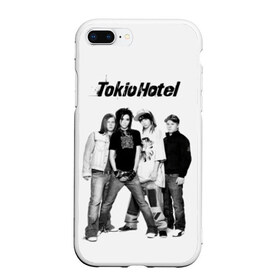 Чехол для iPhone 7Plus/8 Plus матовый с принтом Tokio Hotel в Петрозаводске, Силикон | Область печати: задняя сторона чехла, без боковых панелей | alternative rock | band | bill kaulitz | boys | german | hotel | music | pop rock | powerpop | synthpop | tokyo | tom ka | альтернативный рок | билл каулитц | георг листинг | группа | густав шефер | мальчики | музыка | немецкая | отель | пауэр поп