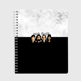 Тетрадь с принтом Pink Floyd в Петрозаводске, 100% бумага | 48 листов, плотность листов — 60 г/м2, плотность картонной обложки — 250 г/м2. Листы скреплены сбоку удобной пружинной спиралью. Уголки страниц и обложки скругленные. Цвет линий — светло-серый
 | pink floyd | pinkfloyd | арт | артрок | группа | дэвид гилмор | пинк флойд | пинкфлойд | прогрессивный | психоделический | рок | сид барретт | симфонический | спэйс | эйсид | экспериментальный