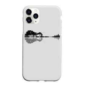 Чехол для iPhone 11 Pro Max матовый с принтом Nature Guitar в Петрозаводске, Силикон |  | birds | city | forest | guitar | metal | music | nature | rock | trees | water | вода | гитара | город | деревья | лес | метал | музыка | отражение | природа | птицы | рок