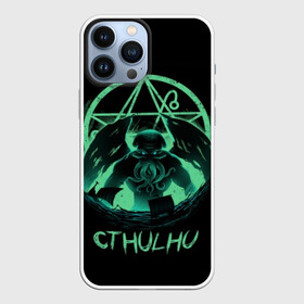 Чехол для iPhone 13 Pro Max с принтом Rise of Cthulhu в Петрозаводске,  |  | Тематика изображения на принте: call of cthulhu | cthulhu | lovecraft | valaybalalay | валайбалалай | зов | ктулху | лавкрафт | мистика | монстры | ужасы | фэнтези | хоррор