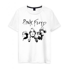 Мужская футболка хлопок с принтом Pink Floyd в Петрозаводске, 100% хлопок | прямой крой, круглый вырез горловины, длина до линии бедер, слегка спущенное плечо. | pink floyd | pinkfloyd | арт | артрок | группа | дэвид гилмор | пинк флойд | пинкфлойд | прогрессивный | психоделический | рок | сид барретт | симфонический | спэйс | эйсид | экспериментальный