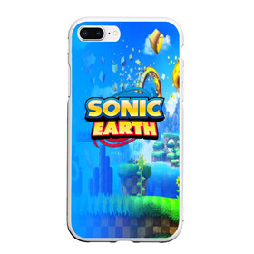 Чехол для iPhone 7Plus/8 Plus матовый с принтом SONIC EARTH в Петрозаводске, Силикон | Область печати: задняя сторона чехла, без боковых панелей | Тематика изображения на принте: hedgehog | metal sonic | silver | silver the hedgehog | sonic | sonic boom | sonic the hedgehog | ёж сонник | игры | соник | фильмы