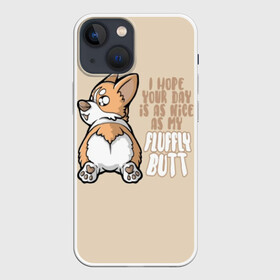 Чехол для iPhone 13 mini с принтом Милый Корги в Петрозаводске,  |  | corgi | cute | dog | dogs | funny | puppies | puppy | корги | милый | смешно | собака | собаки | щенки | щенок