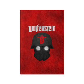 Обложка для паспорта матовая кожа с принтом Wolfenstein в Петрозаводске, натуральная матовая кожа | размер 19,3 х 13,7 см; прозрачные пластиковые крепления | cyberpilot | new colossus | new order | old blood | wolfenstein | youngblood | игры