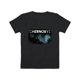 Детская футболка хлопок с принтом Чернобыль 14 в Петрозаводске, 100% хлопок | круглый вырез горловины, полуприлегающий силуэт, длина до линии бедер | chernobyl | nuclear | pripyat | припять | сериал | чернобыль