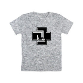 Детская футболка хлопок с принтом Rammstein в Петрозаводске, 100% хлопок | круглый вырез горловины, полуприлегающий силуэт, длина до линии бедер | metallica | music | rammstein | rock | металл | металлика | музыка | раммштайн | рок | рок группа